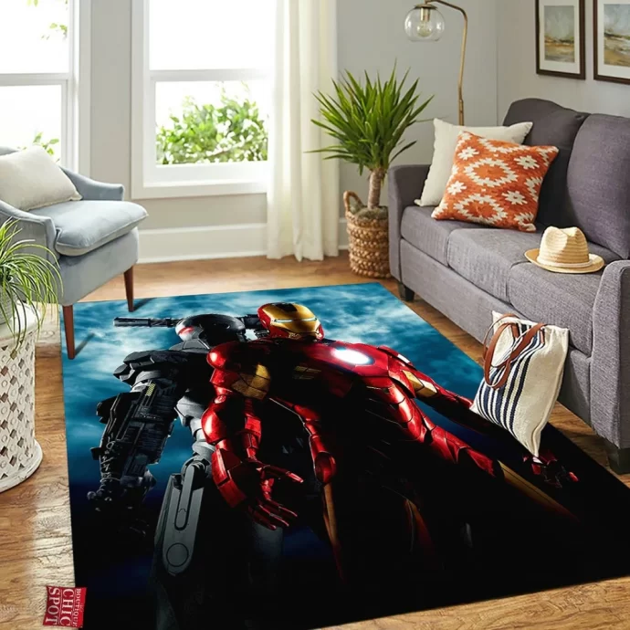 Iron Man Rectangle Rug