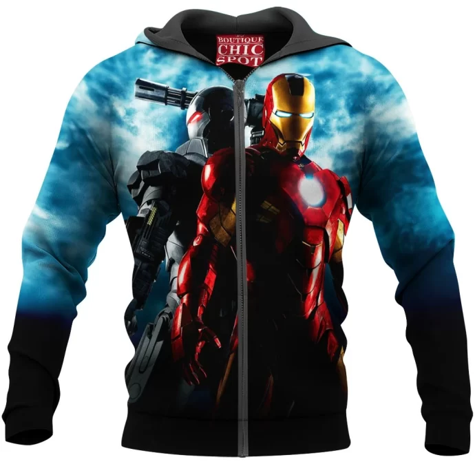 Iron Man Zip Hoodie