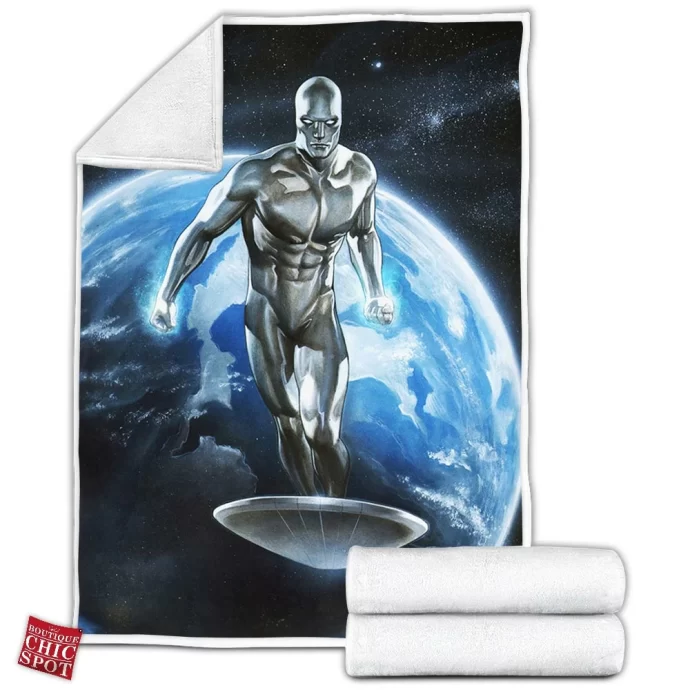 Silver Surfer Fleece Blanket