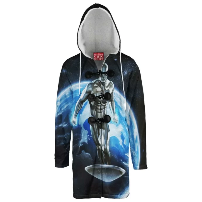 Silver Surfer Hooded Cloak Coat