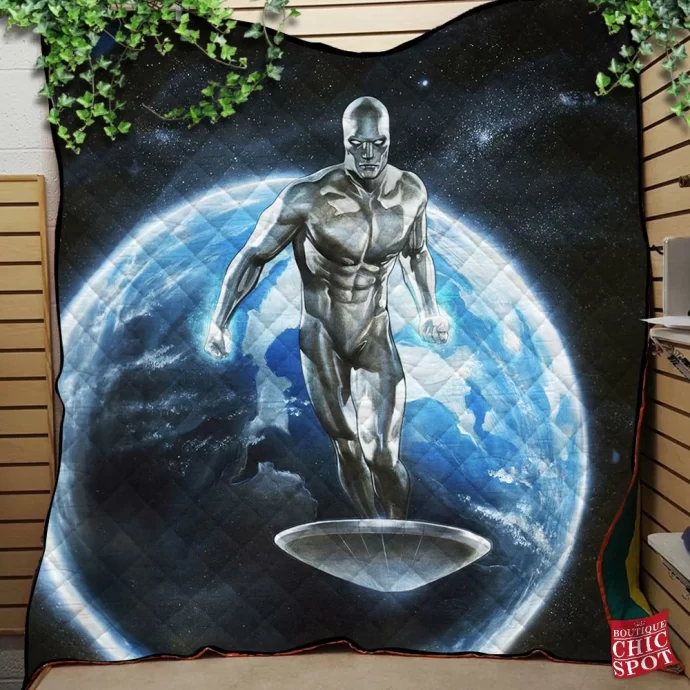 Silver Surfer Quilt Blanket