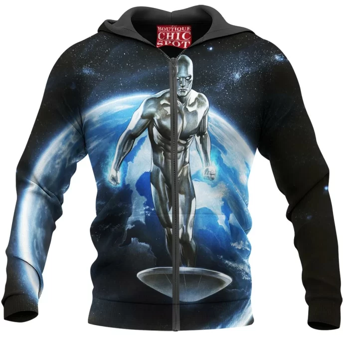 Silver Surfer Zip Hoodie