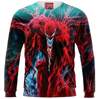 Comic Zip Sweatshirt, Carnage Zip Sweatshirt