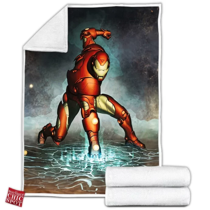 Iron Man Fleece Blanket