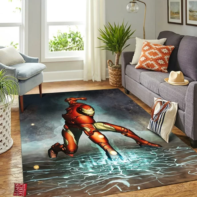 Iron Man Rectangle Rug