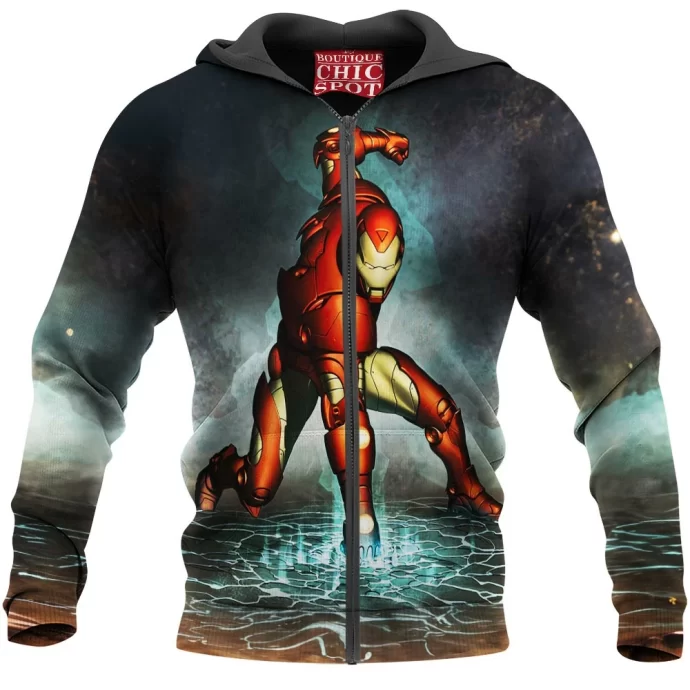 Iron Man Zip Hoodie