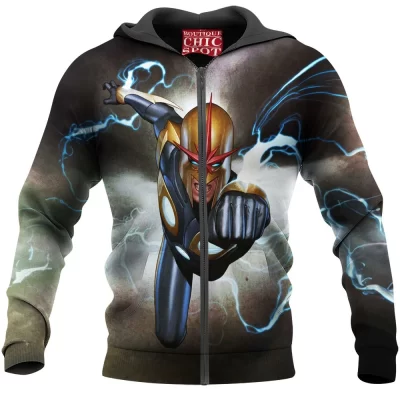 Comic Zip-Hoodie, Nova Zip-Hoodie