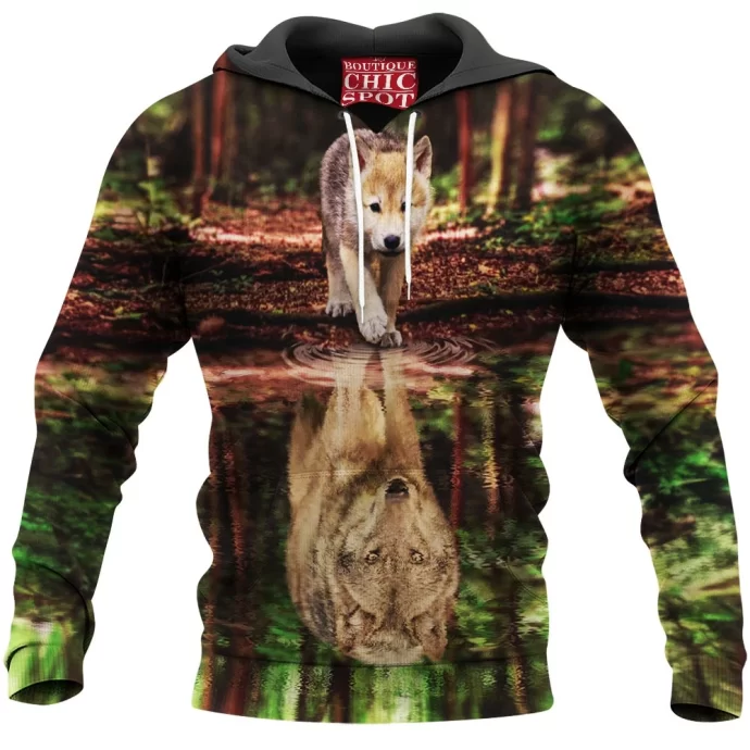 Wolf Water Reflect Hoodie