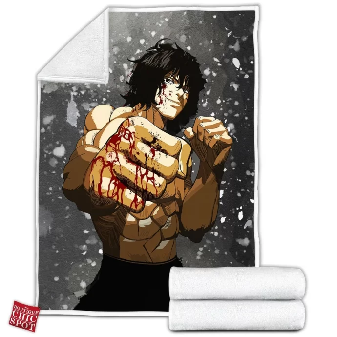 Kengan Ashura Fleece Blanket