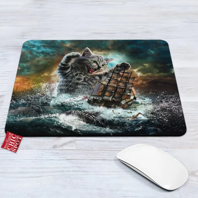 Cat Kraken Mouse Pad