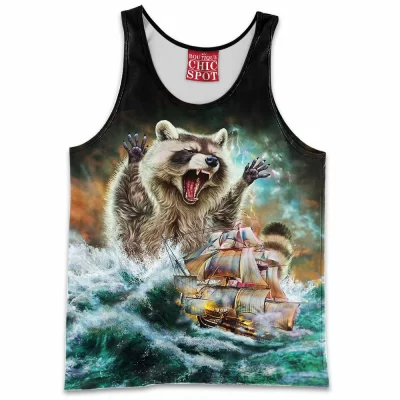 Raccoon Tank-Top, Kraken Tank-Top