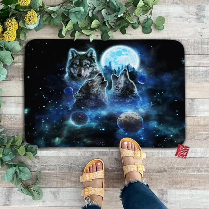 Wolves Full Moon Doormat