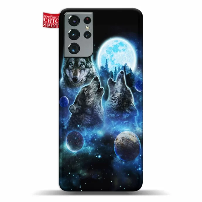 Wolves Full Moon Phone Case Samsung