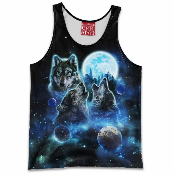 Wolves Full Moon Tank Top