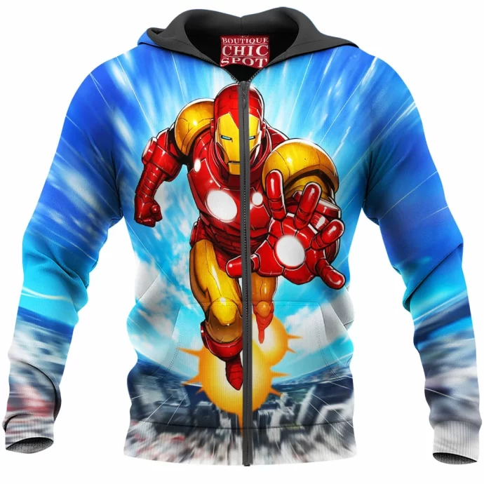 Iron Man Zip Hoodie