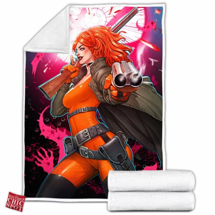 Elsa Bloodstone Fleece Blanket