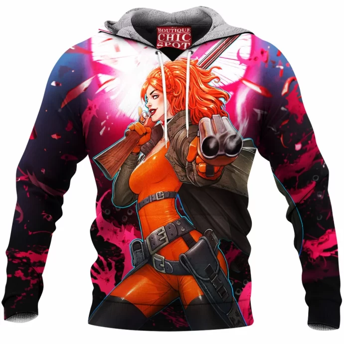 Elsa Bloodstone Fleece Hoodie