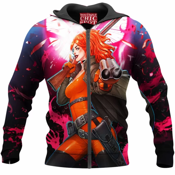 Elsa Bloodstone Zip Hoodie