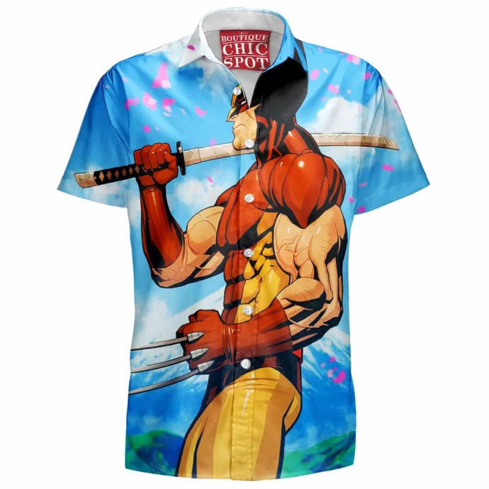 Wolverine Hawaiian Shirt