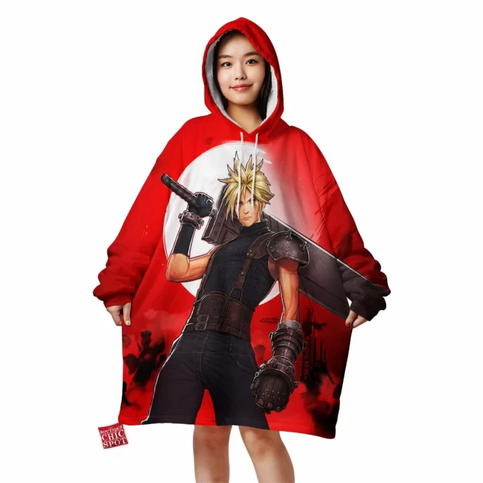 Cloud Final Fantasy Blanket Hoodie