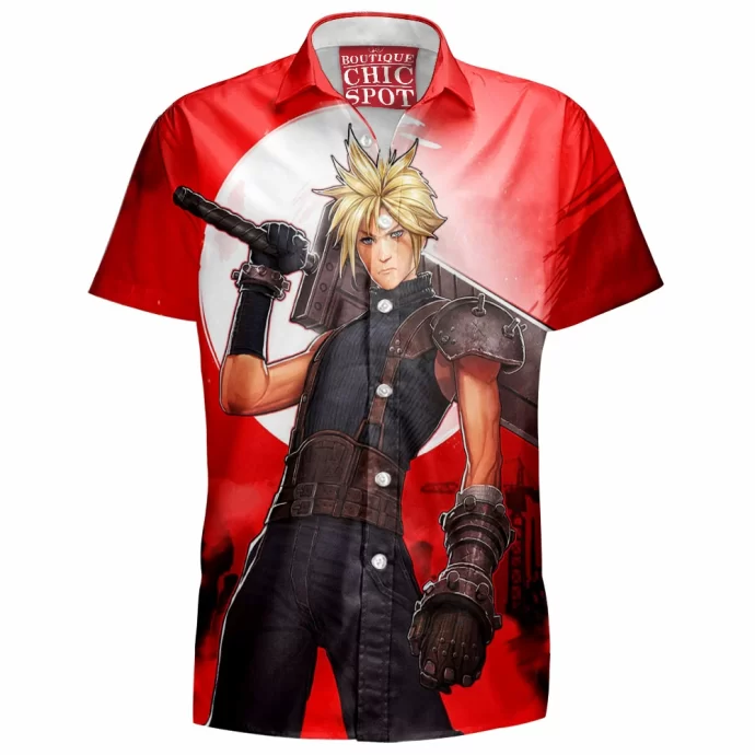 Cloud Final Fantasy Hawaiian Shirt