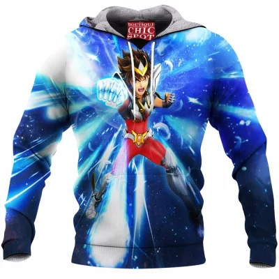 Anime Fleece-Hoodie, Saint Seiya Fleece-Hoodie