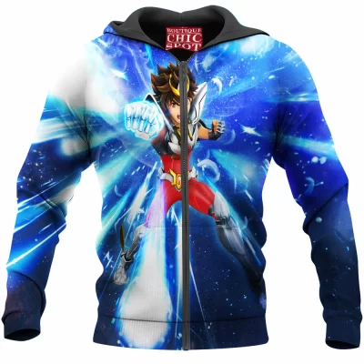 Anime Zip-Hoodie, Saint Seiya Zip-Hoodie