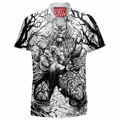 Comic Hawaiian-Shirt, Swamp Thing Hawaiian-Shirt