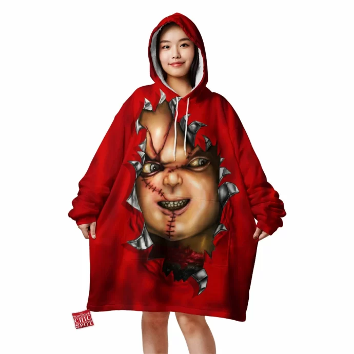 Chucky Childs Play Blanket Hoodie