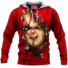 Child's Play Fleece-Hoodie, Chucky Fleece-Hoodie, Horror Fleece-Hoodie