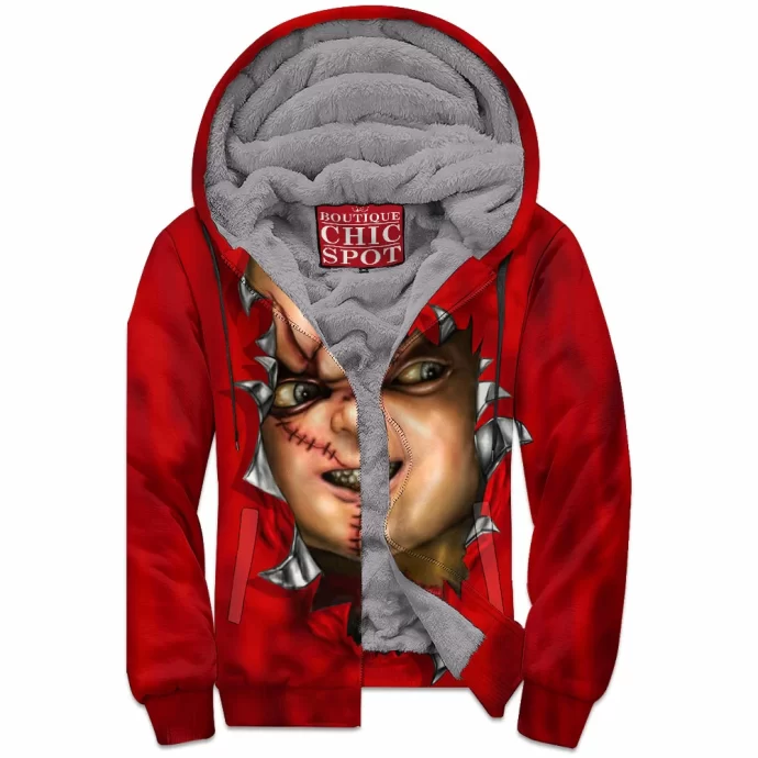 Chucky Childs Play Zip Fleece Hoodie