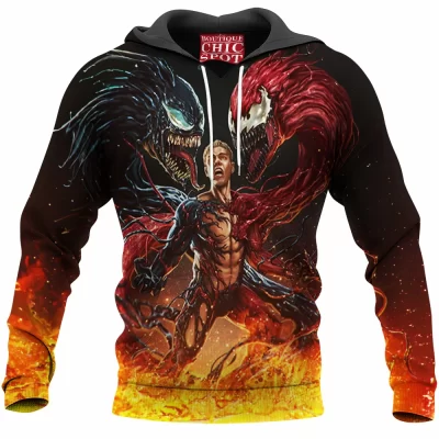 Carnage Hoodie, Comic Hoodie, Venom Hoodie