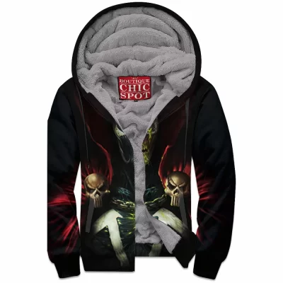 Comic Zip-Fleece-Hoodie, Spawn Zip-Fleece-Hoodie