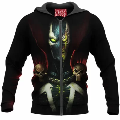 Comic Zip-Hoodie, Spawn Zip-Hoodie