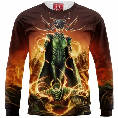Comic Zip Sweatshirt, Hela Zip Sweatshirt