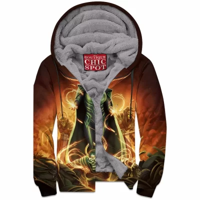 Comic Zip-Fleece-Hoodie, Hela Zip-Fleece-Hoodie