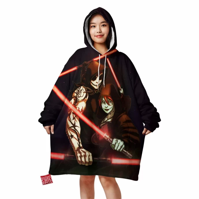 Nightmare before Star Wars Blanket Hoodie