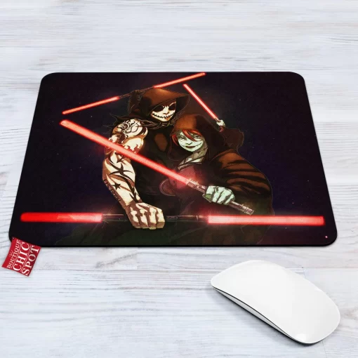 Nightmare before Star Wars Mouse Pad