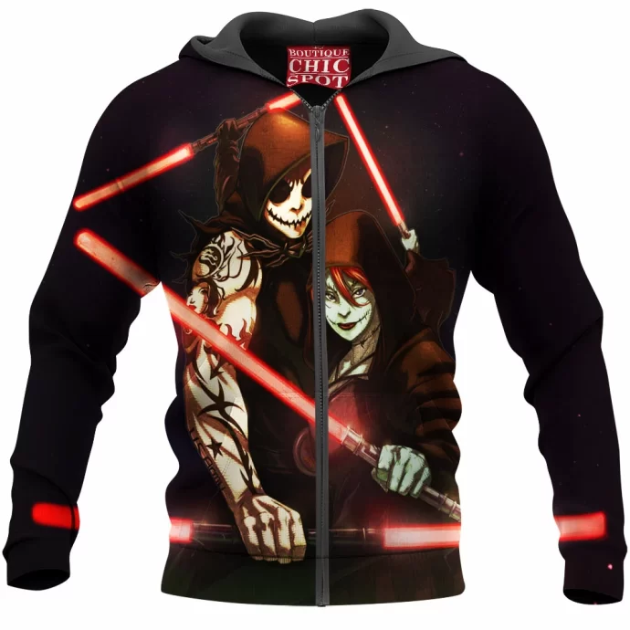 Nightmare before Star Wars Zip Hoodie