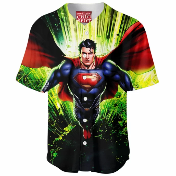 Man Of Steel Baseball Jersey