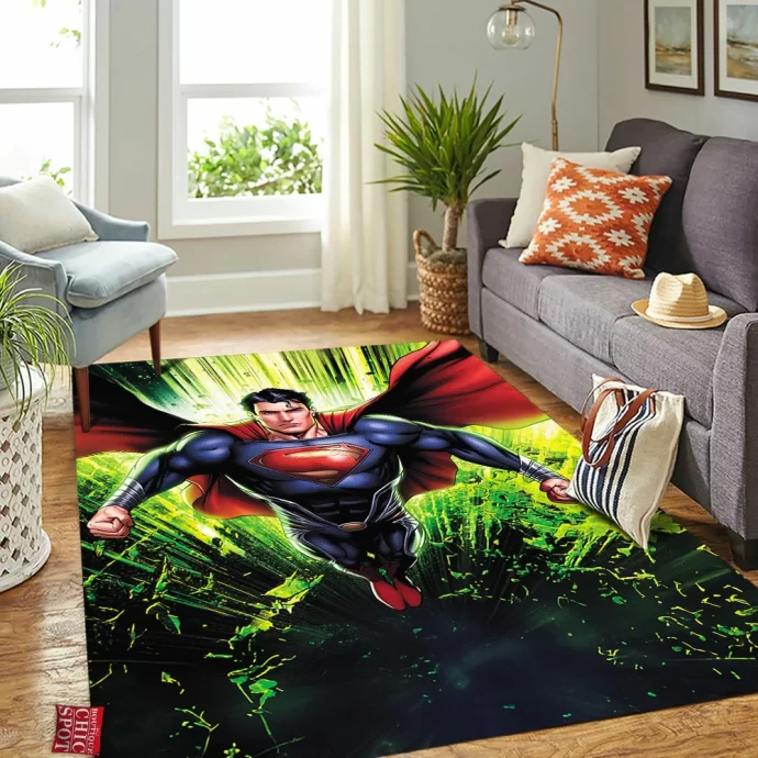 Man Of Steel Rectangle Rug