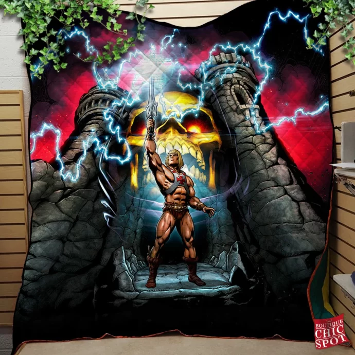 Grayskull Quilt Blanket