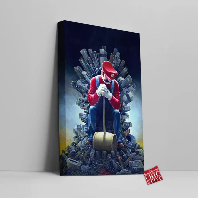 Mario Canvas Wall Art