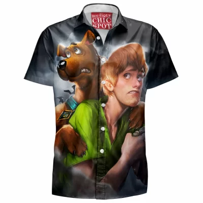 Cartoon Hawaiian-Shirt, Scooby-Doo Hawaiian-Shirt