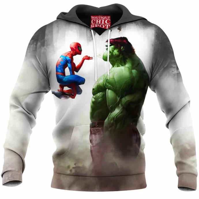 Spidey Vs Hulk Hoodie