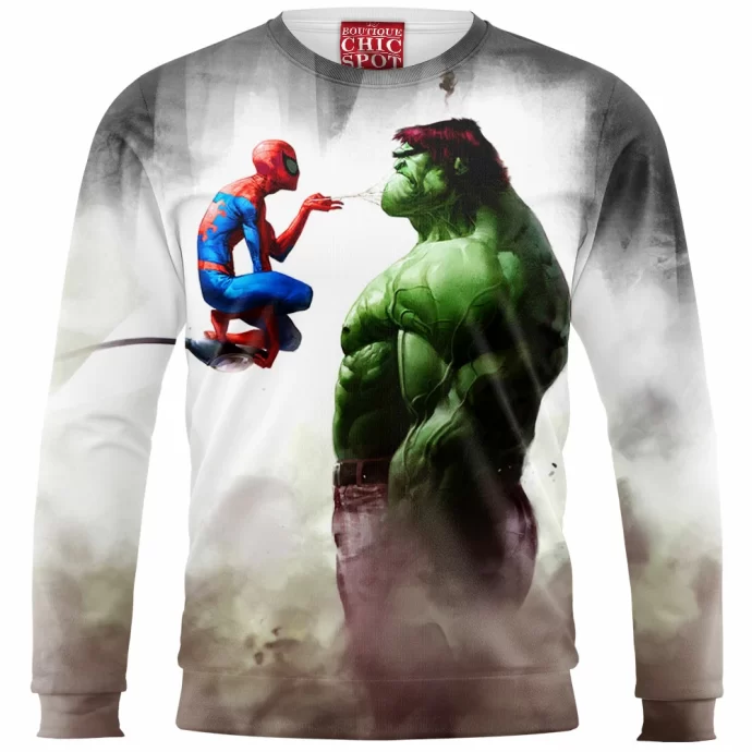 Spidey Vs Hulk Sweatshirt