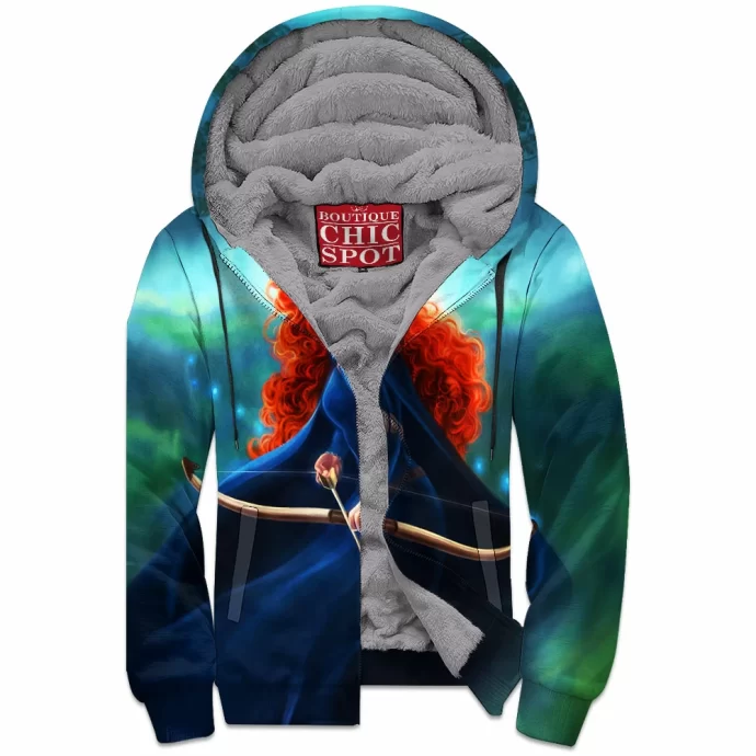 Brave Merida Zip Fleece Hoodie