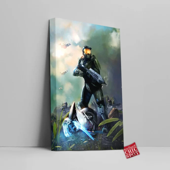 Master Chief Canvas Wall Art