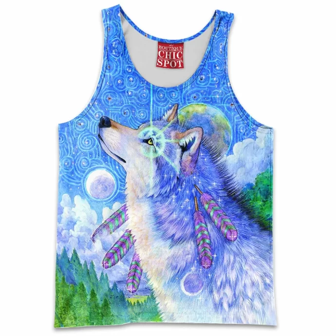 Cosmic Wolf Tank Top