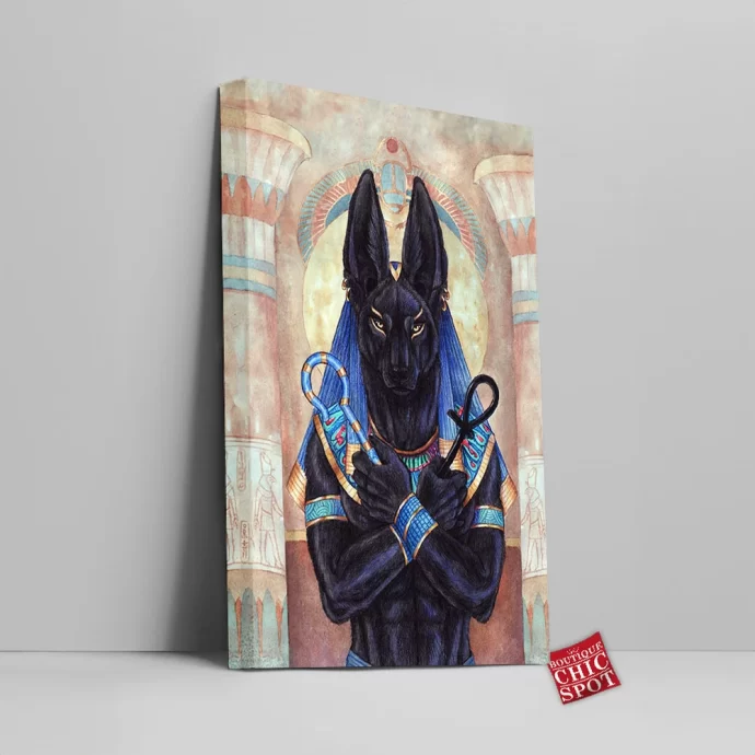 Anubis Canvas Wall Art